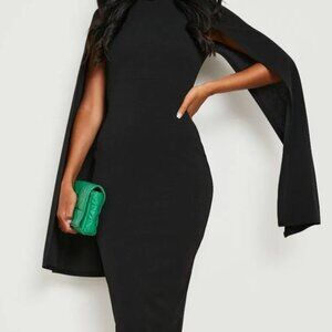 Tall Cape Sleeve Dress